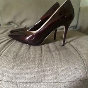 White House Black Market Burgundy Heels